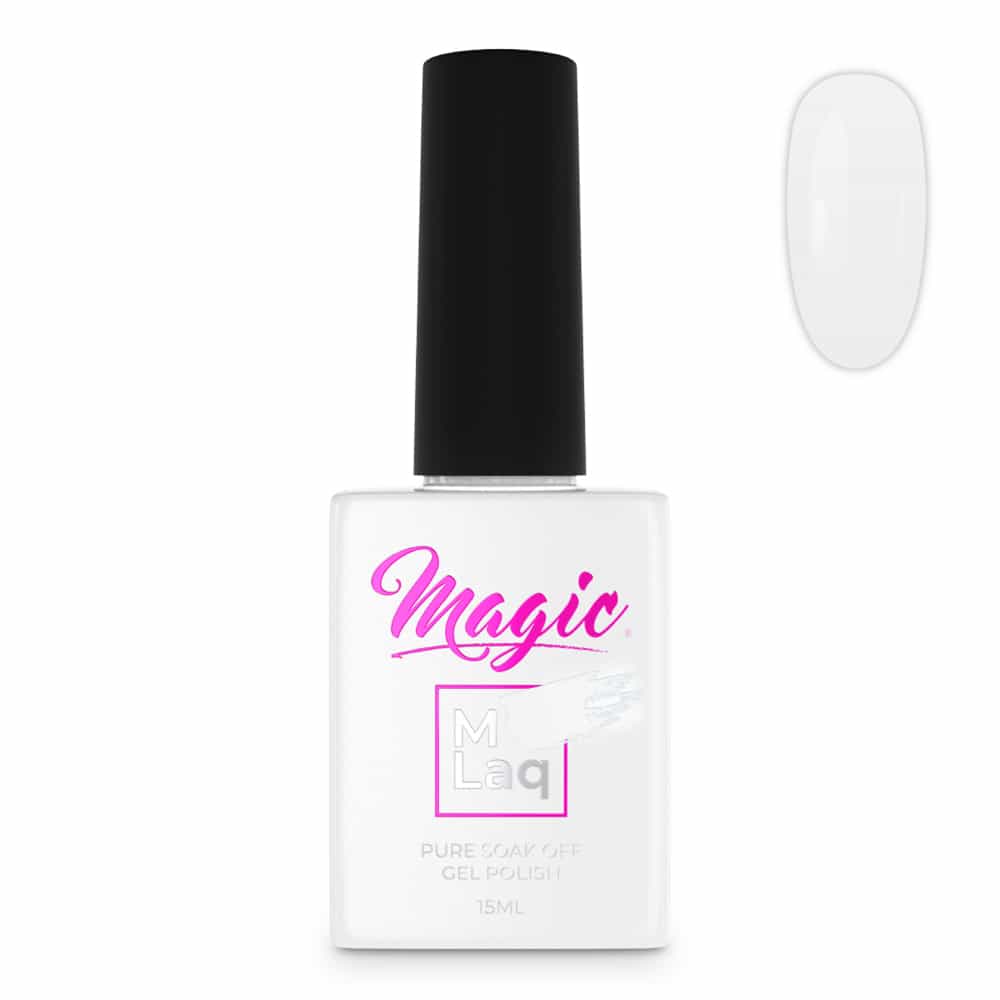 White Smoke Magic Gel Polish MLaq Dreamy White -