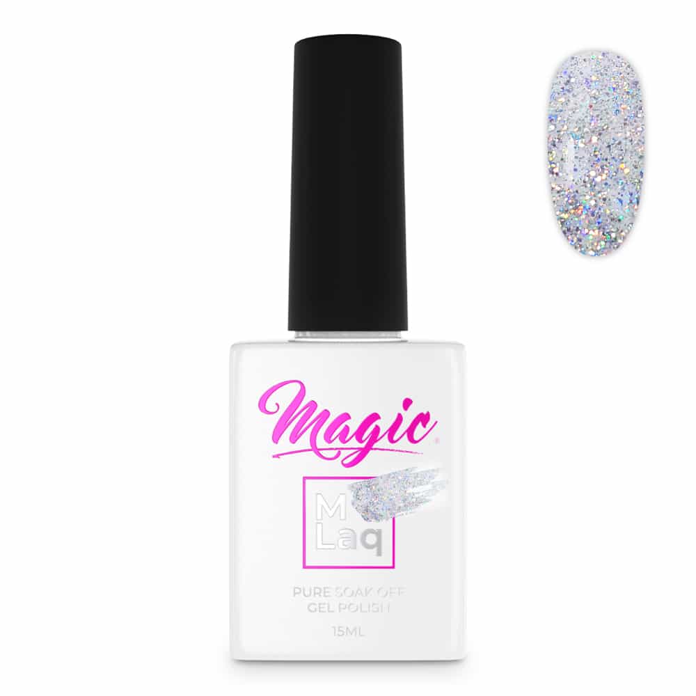 White Smoke Magic Gel Polish MLaq Starburst -