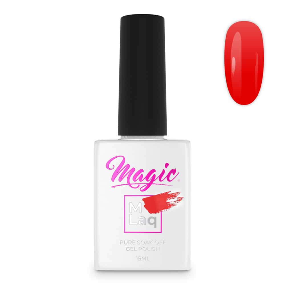 White Smoke Magic Gel Polish MLaq Real Red -