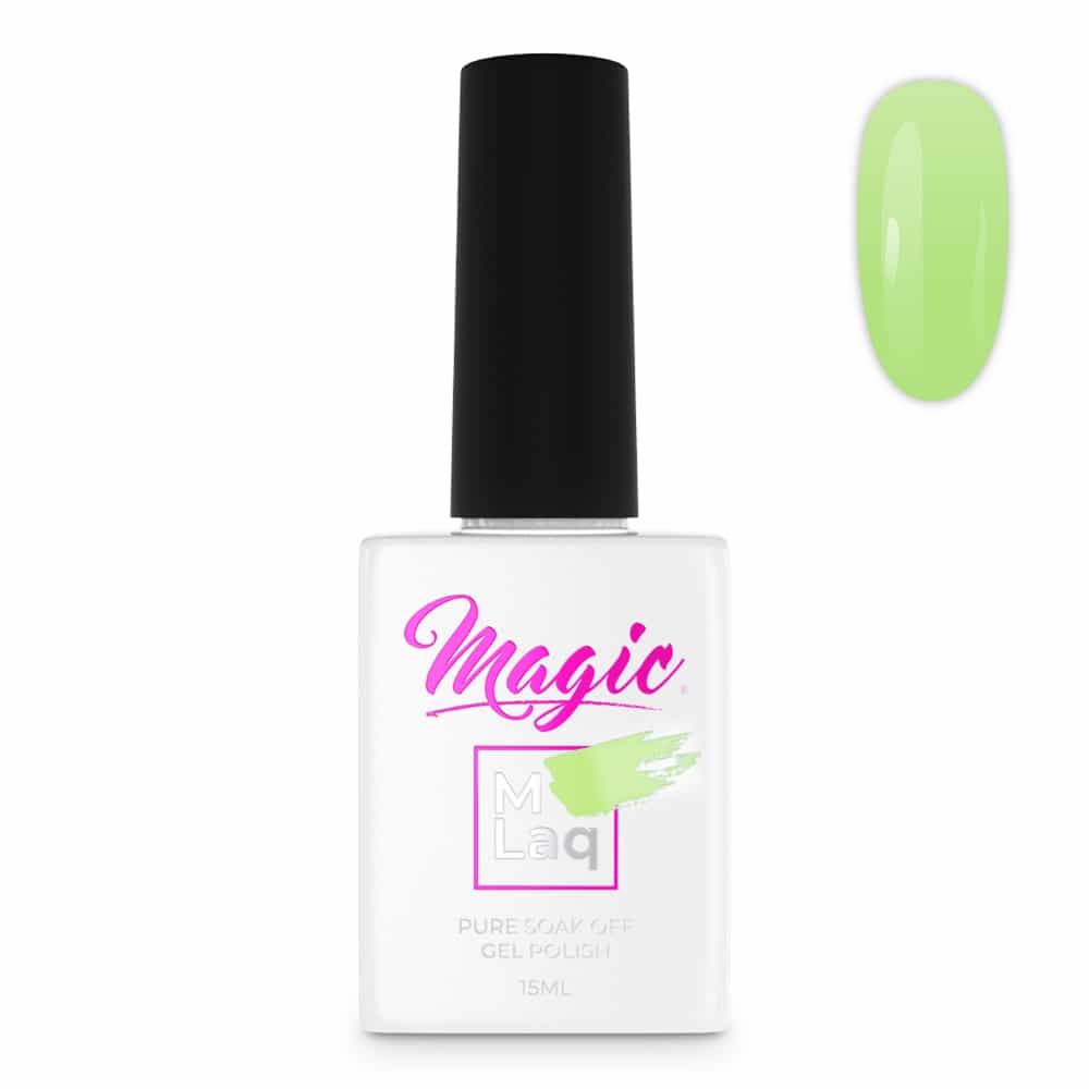 White Smoke Magic Gel Polish MLaq Paradise Green 15 ml -