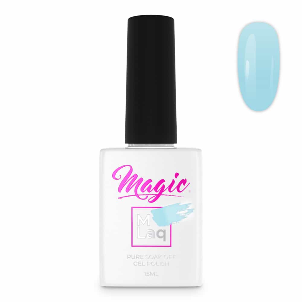 White Smoke Magic Gel Polish MLaq Pacific Sky -