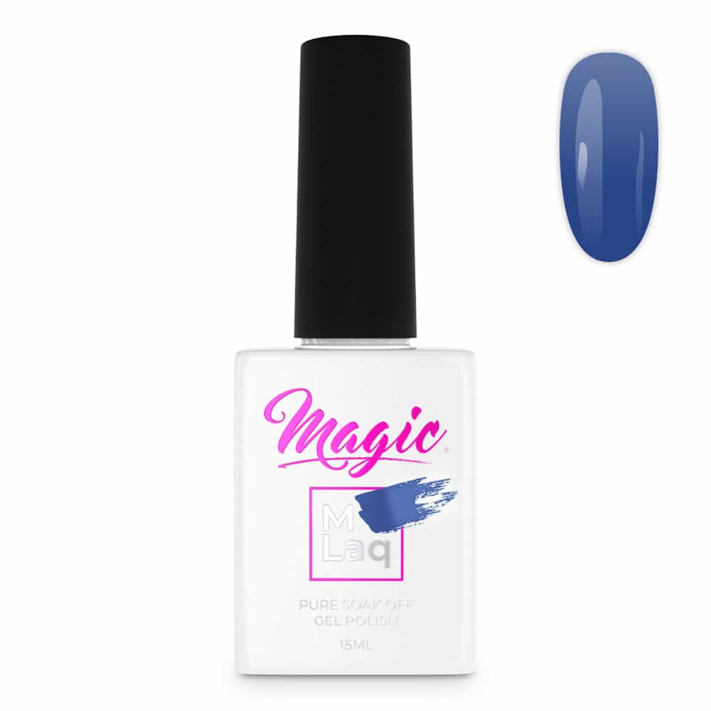 White Smoke Magic Gel Polish MLaq Dazzling Blue -