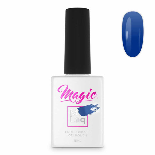 White Smoke Magic Gel Polish MLaq Strong Blue -