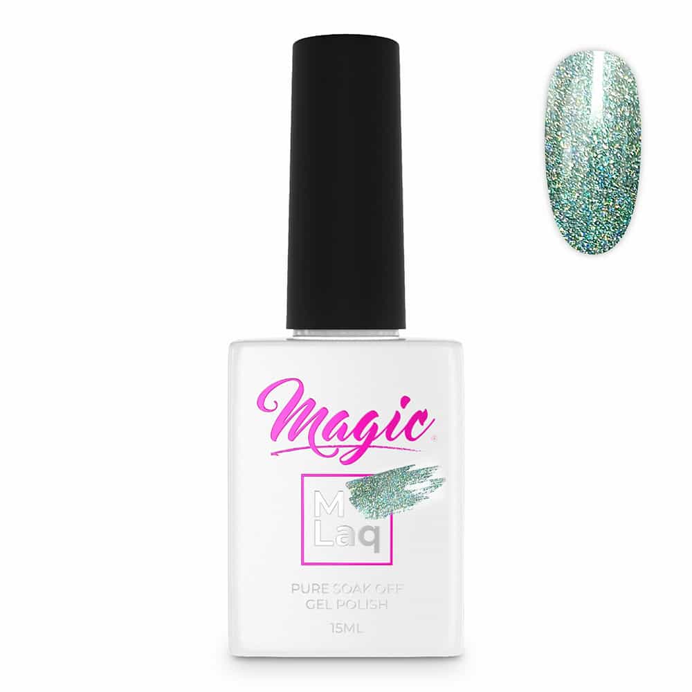 White Smoke Magic Gel Polish MLaq 15 ml - Silver Sage