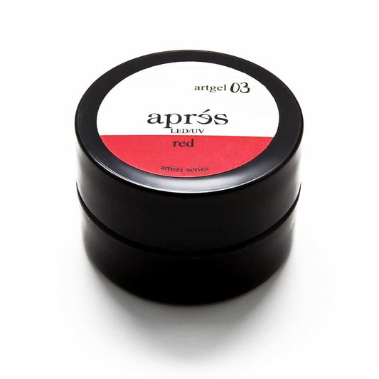 White Smoke Apres Art Gel LED/UV Artgel03 - Red APAG-R