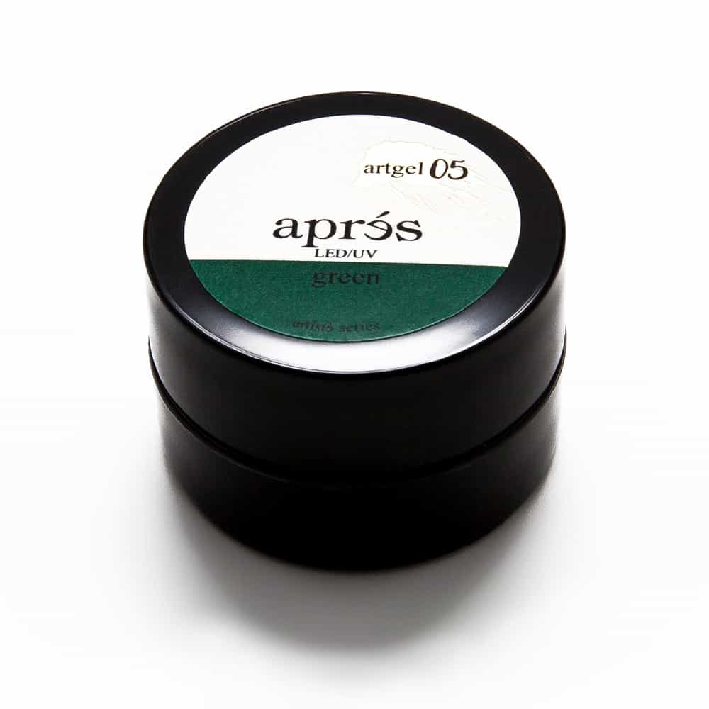 White Smoke Apres Art Gel LED/UV Artgel05 - Green APAG-GRN