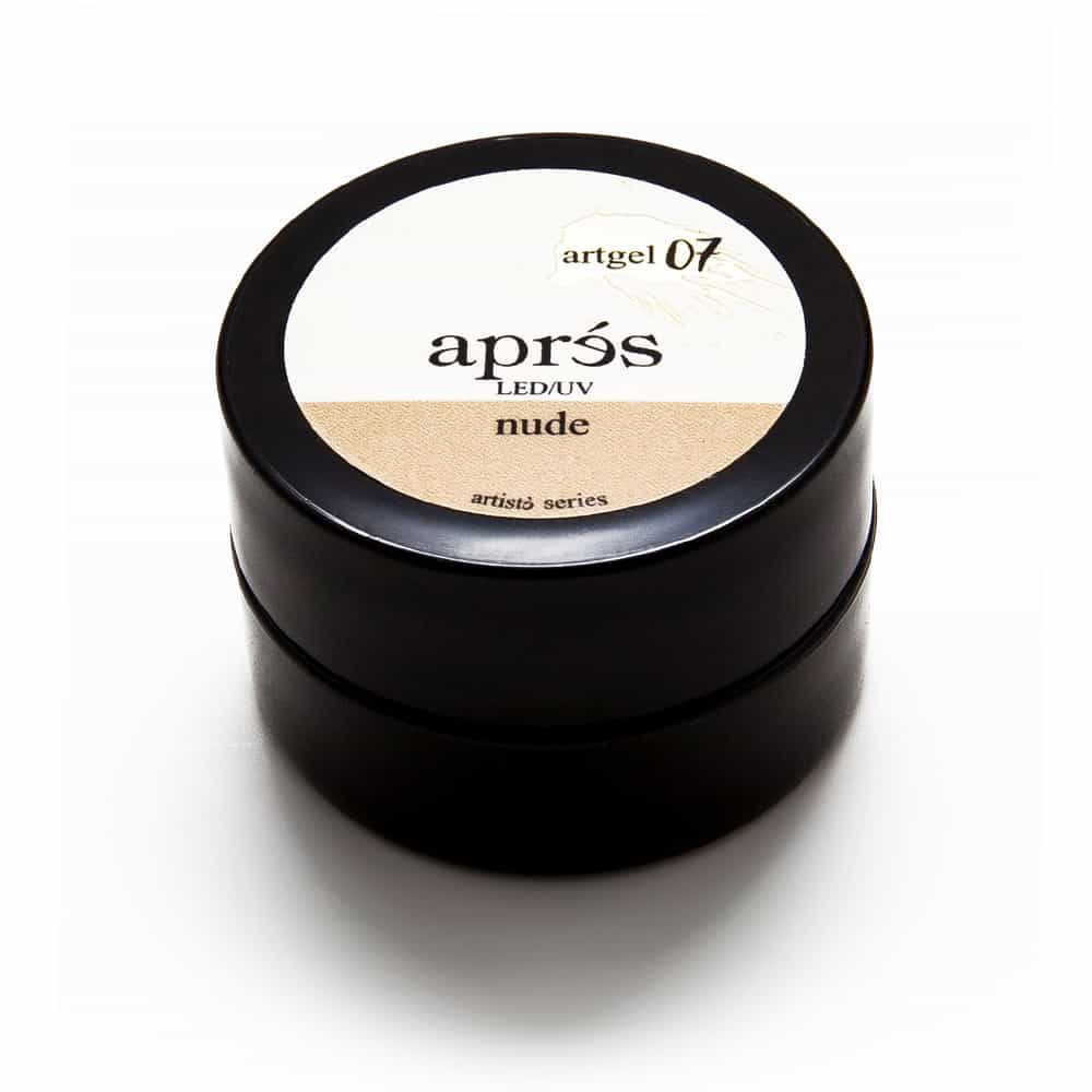 Black Apres Art Gel LED/UV Artgel07 - Nude APAG-N
