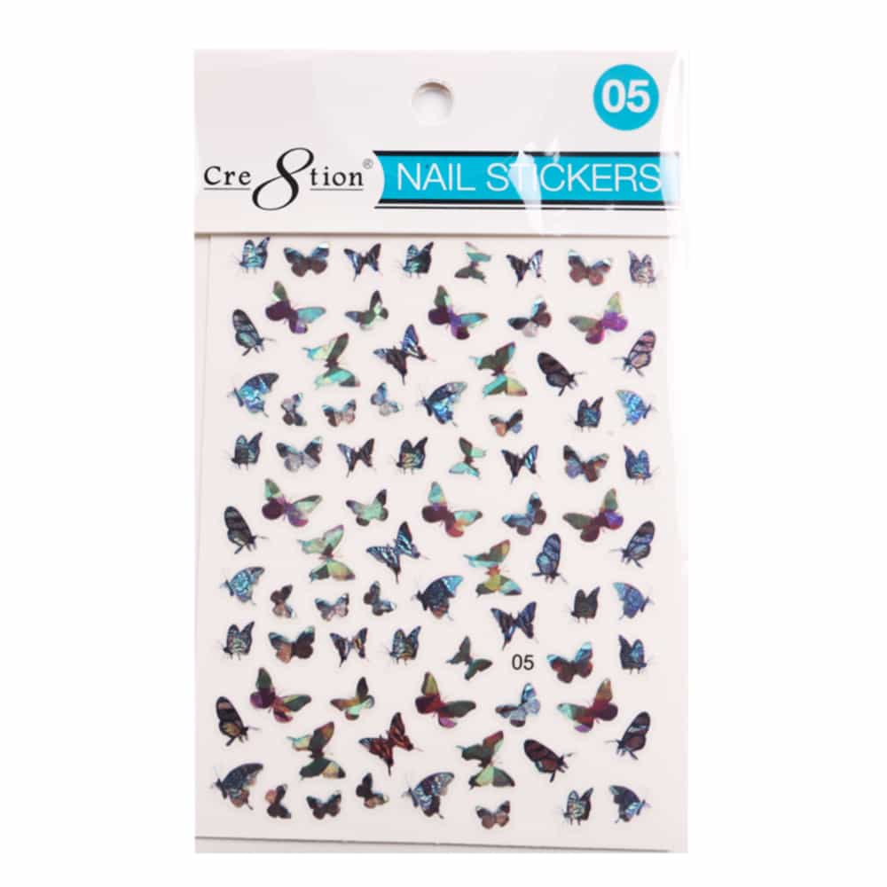 Lavender Cre8tion Nail Art Sticker Butterfly 05 1101-1113