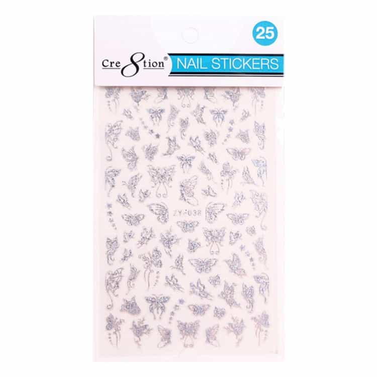 Misty Rose Cre8tion Nail Art Sticker Butterfly 25 1101-1136