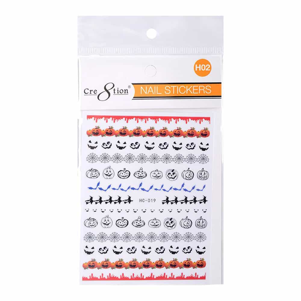 Lavender Cre8tion Nail Art Sticker Halloween H02 1101-1143