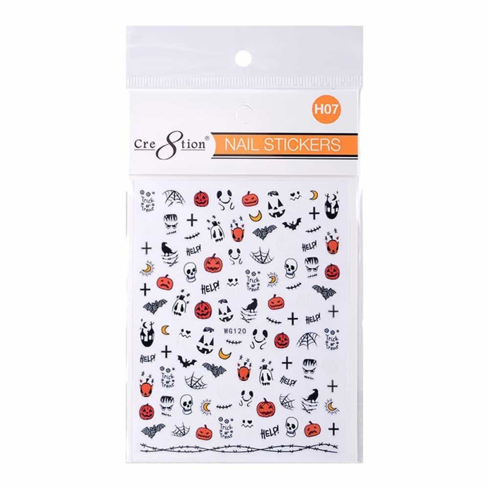 Lavender Cre8tion Nail Art Sticker Halloween H07 1101-1152