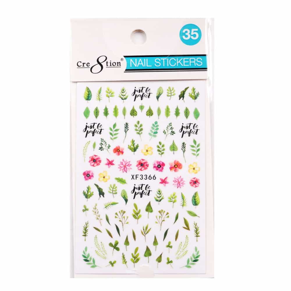 Misty Rose Cre8tion Nail Art Sticker Butterfly 35 1101-1166
