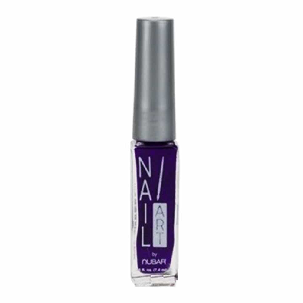 White Smoke Nubar Nail Art Strippers Purpure Glitter A184