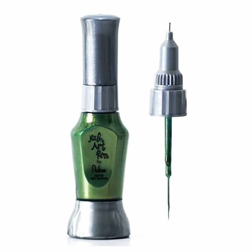 White Smoke Nubar Nail Art Pen Green Frost NAP139