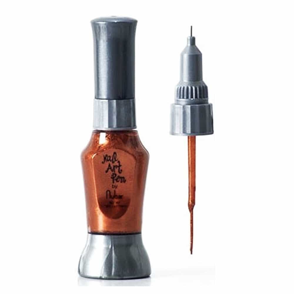 White Smoke Nubar Nail Art Pen Bronze Frost NAP141