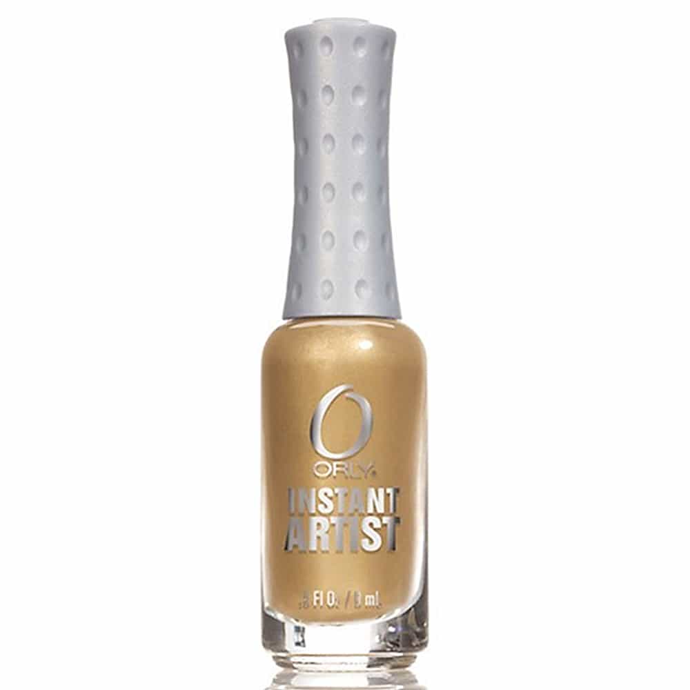 White Smoke Orly Instant Artist Water-Based Paint Solid Gold 0.3oz 27011