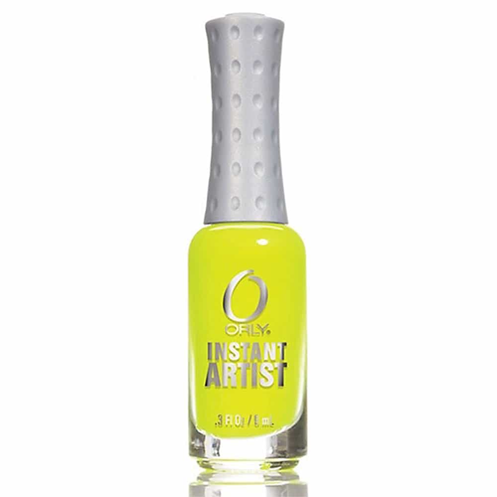 White Smoke Orly Instant Artist Water-Based Paint Hot Yellow 0.3oz 27022