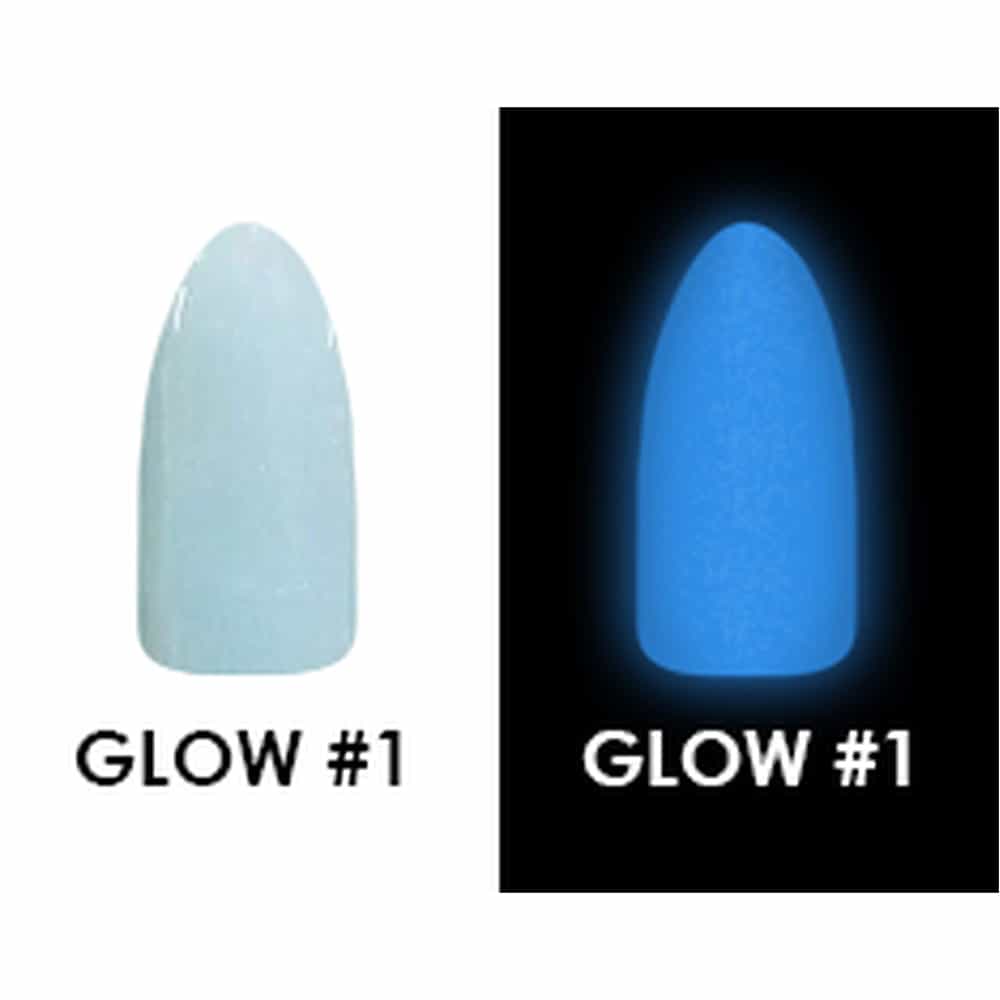 White Smoke Chisel Powder Glow in Dark 2 fl oz - GLOW 1