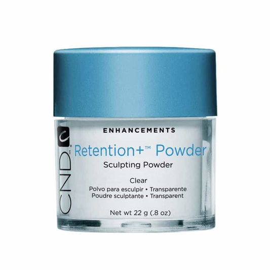 Gray CND Retention+ Clear Powder .8oz - 22g 03749