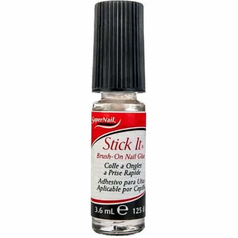 Dark Slate Gray SuperNail Brush on Nail Glue -Stick It 3.6ml-0.125 oz. 50526