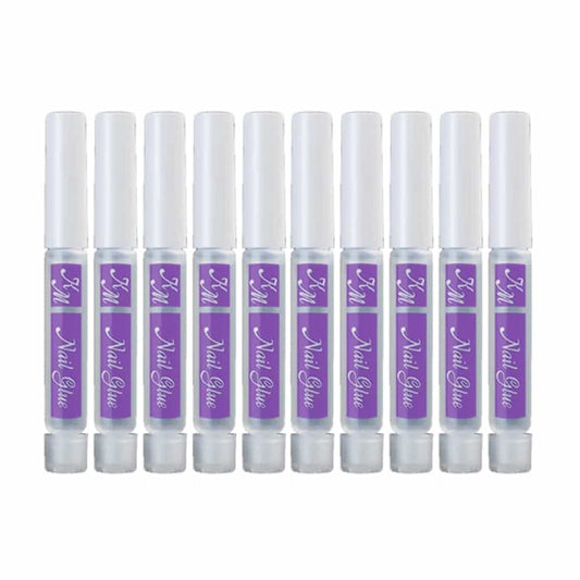 Lavender KM Nail Glue - Pack of 10 pcs