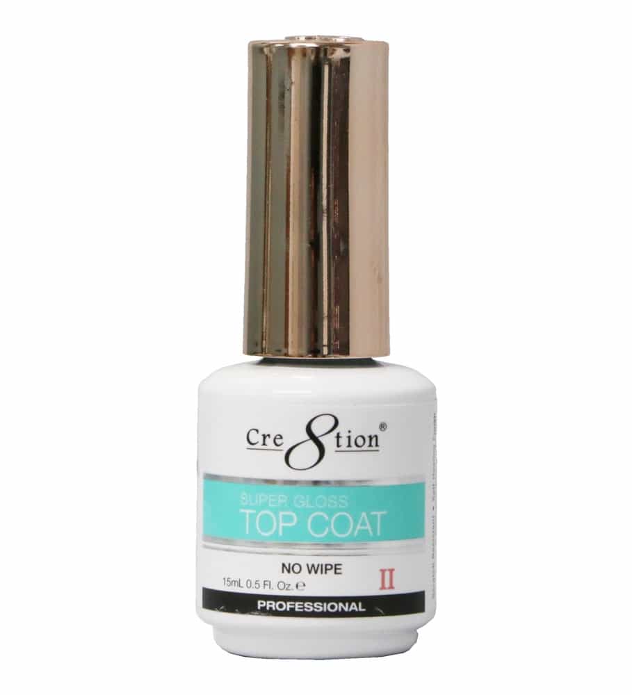 White Smoke Cre8tion Super Gloss No Wipe Top Coat 0.5 fl oz