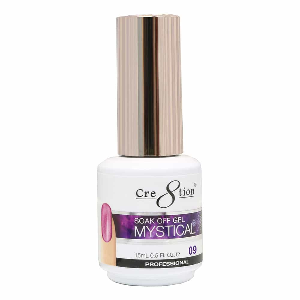 White Smoke Cre8tion Soak Off Gel Mystical 09