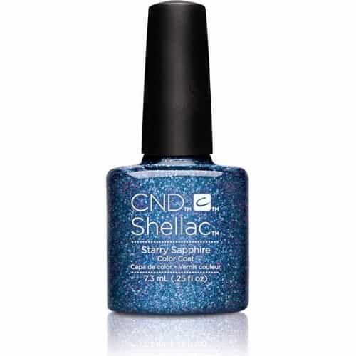 White Smoke CND Shellac Starry Sapphire 0.25 fl oz / 7.3 ml - 91261