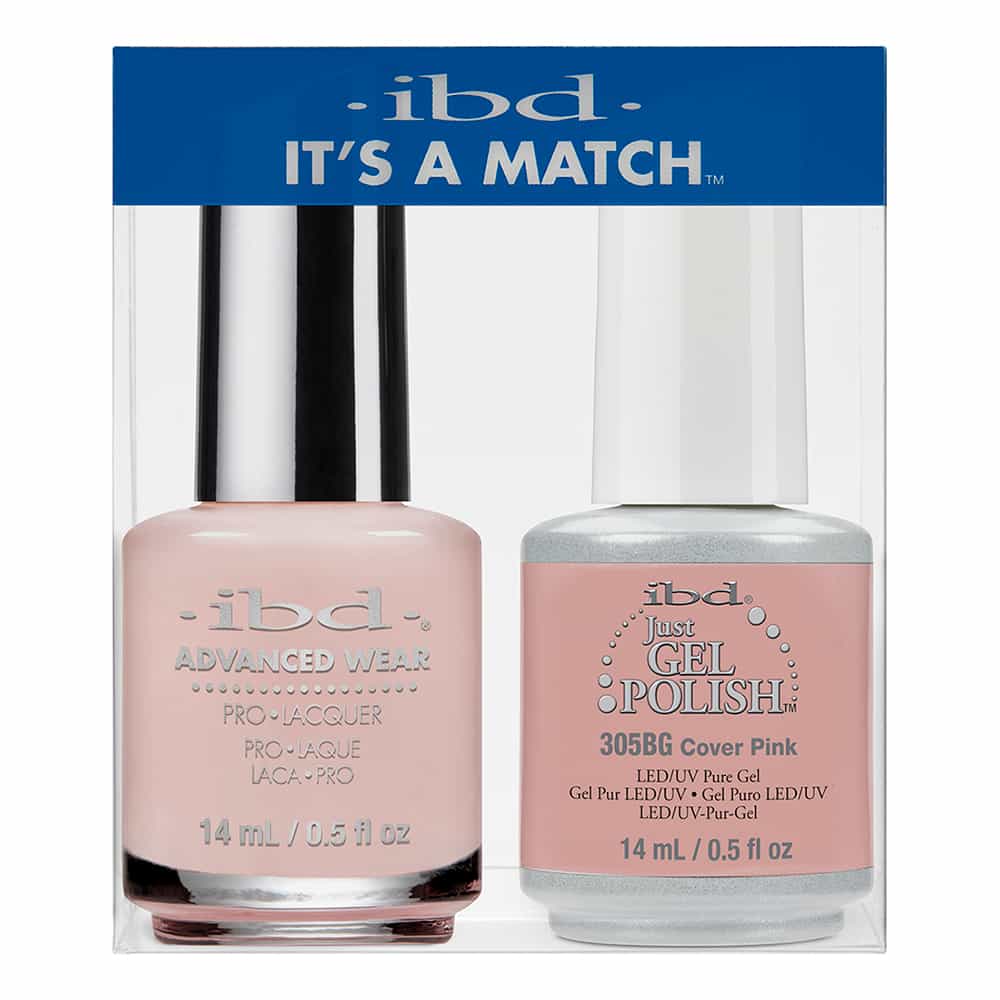 Lavender IBD Just Gel Polish It's A Match - Cover Pink 305BG/32919
