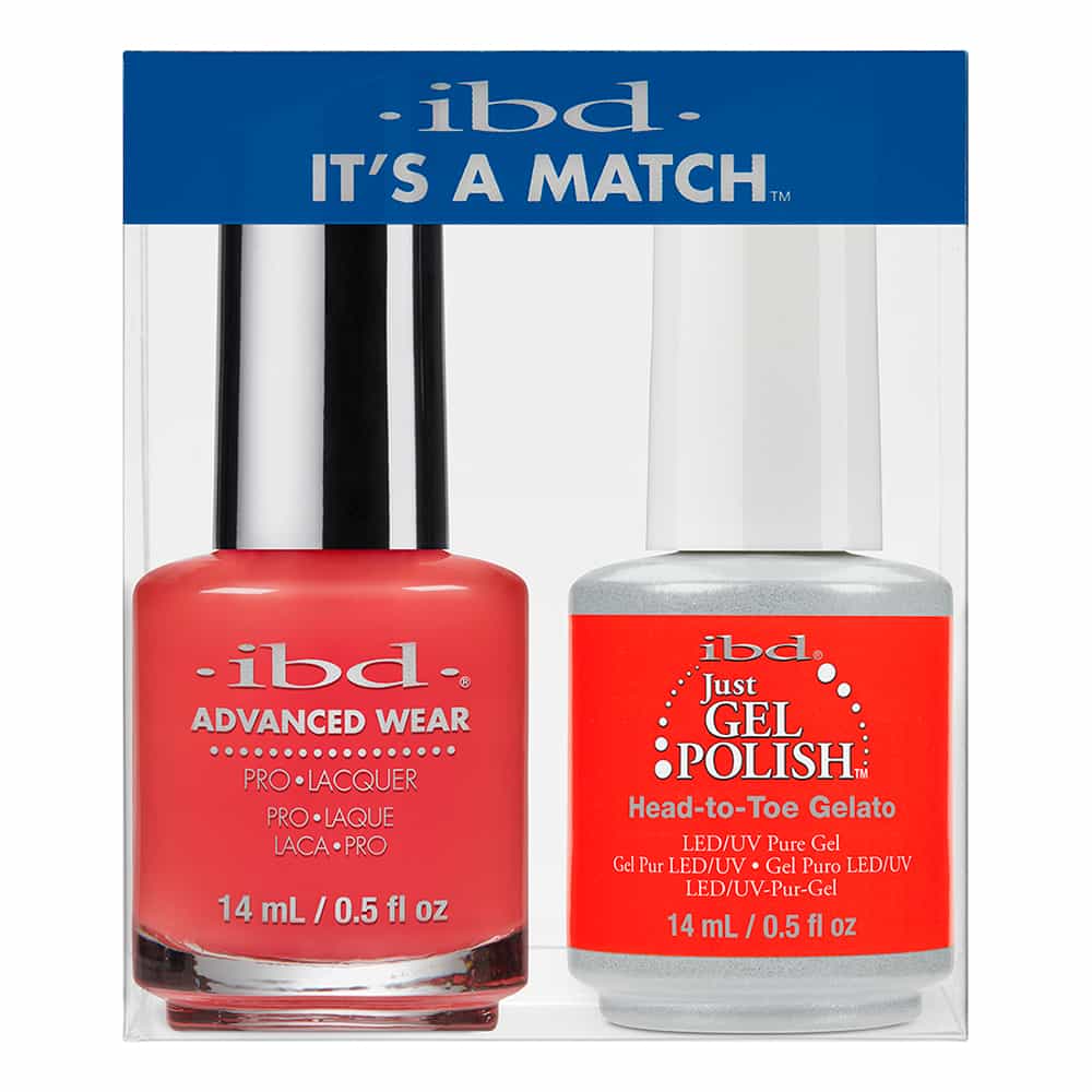 Lavender IBD Just Gel Polish It's A Match - Head-To-Toe Gelato 138BD