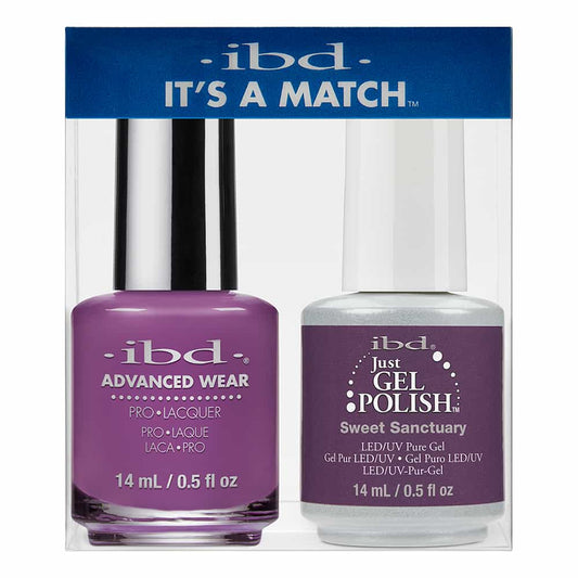 Lavender IBD Just Gel Polish It's A Match-Sweet Sanctuary 168BD/79865