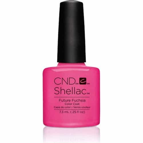 White Smoke CND Shellac Future Fuchsia 0.25 fl oz / 7.3ml - 91997