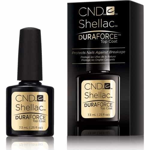 White Smoke CND Shellac Duraforce Top Coat 0.25 fl oz/7.3ml 91421