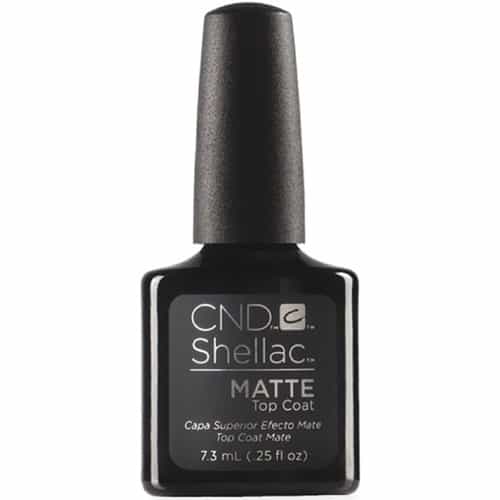 White Smoke CND Shellac Matte Top Coat 0.25 fl oz/7.3 ml - 91731