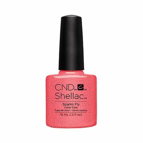 White Smoke CND Shellac Sparks Fly 15ml/0.5 fl oz