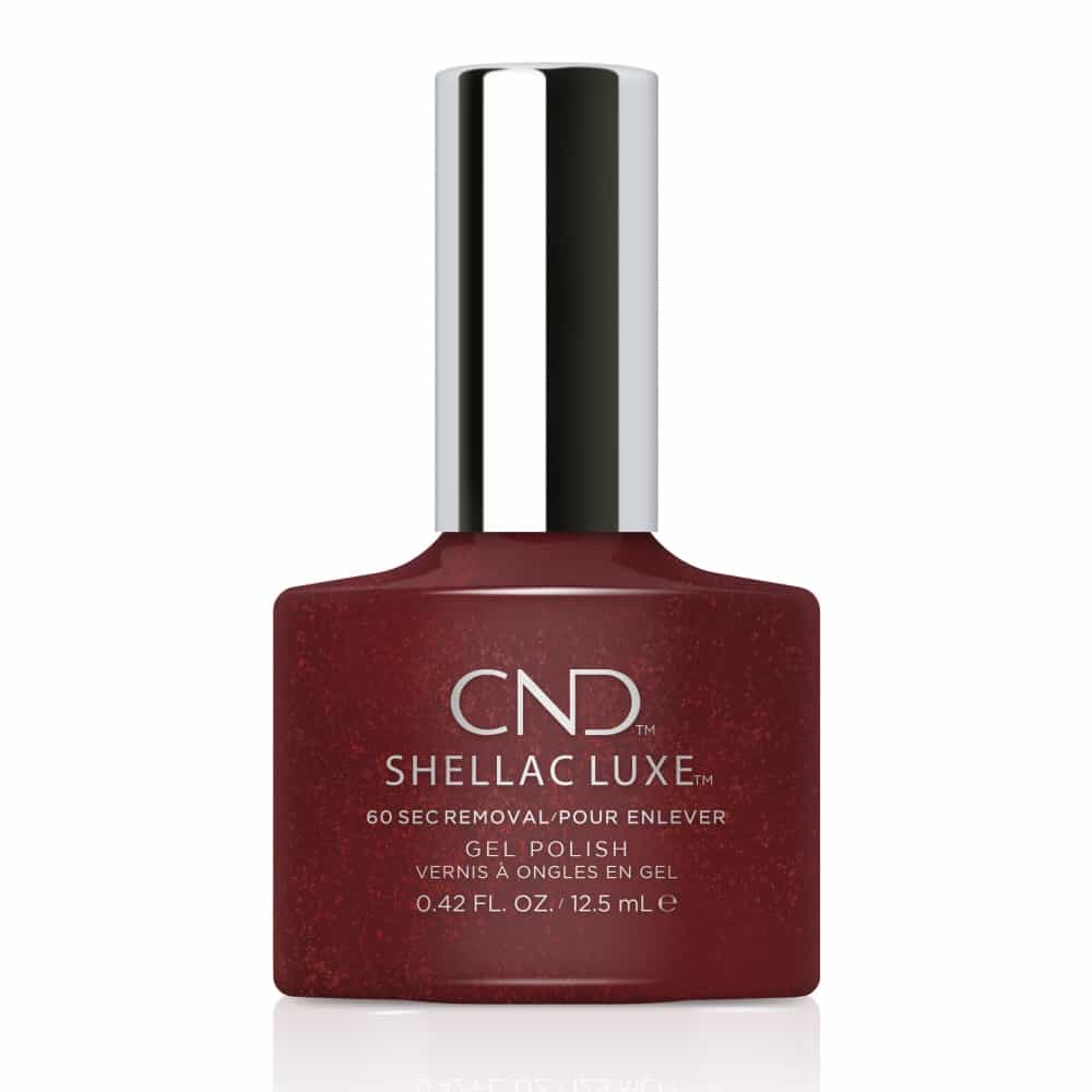 White Smoke CND Shellac Luxe Dark Lava 0.42 fl oz