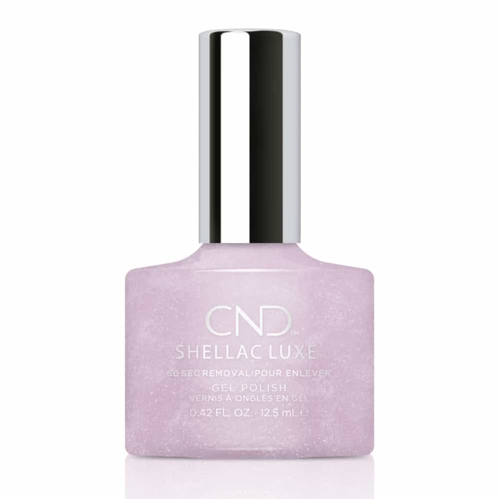White Smoke CND Shellac Luxe Lavender Lace 0.42 fl oz