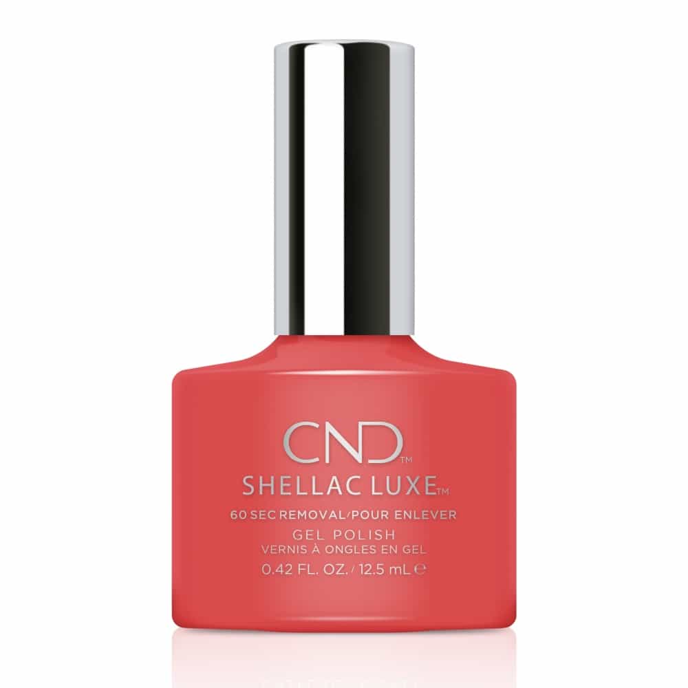 White Smoke CND Shellac Luxe Tropix 0.42 fl oz