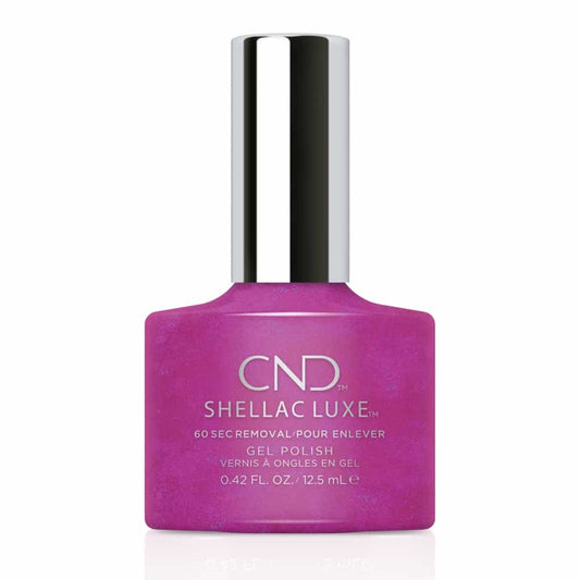 White Smoke CND Shellac Luxe Magenta Mischief 0.42 fl oz