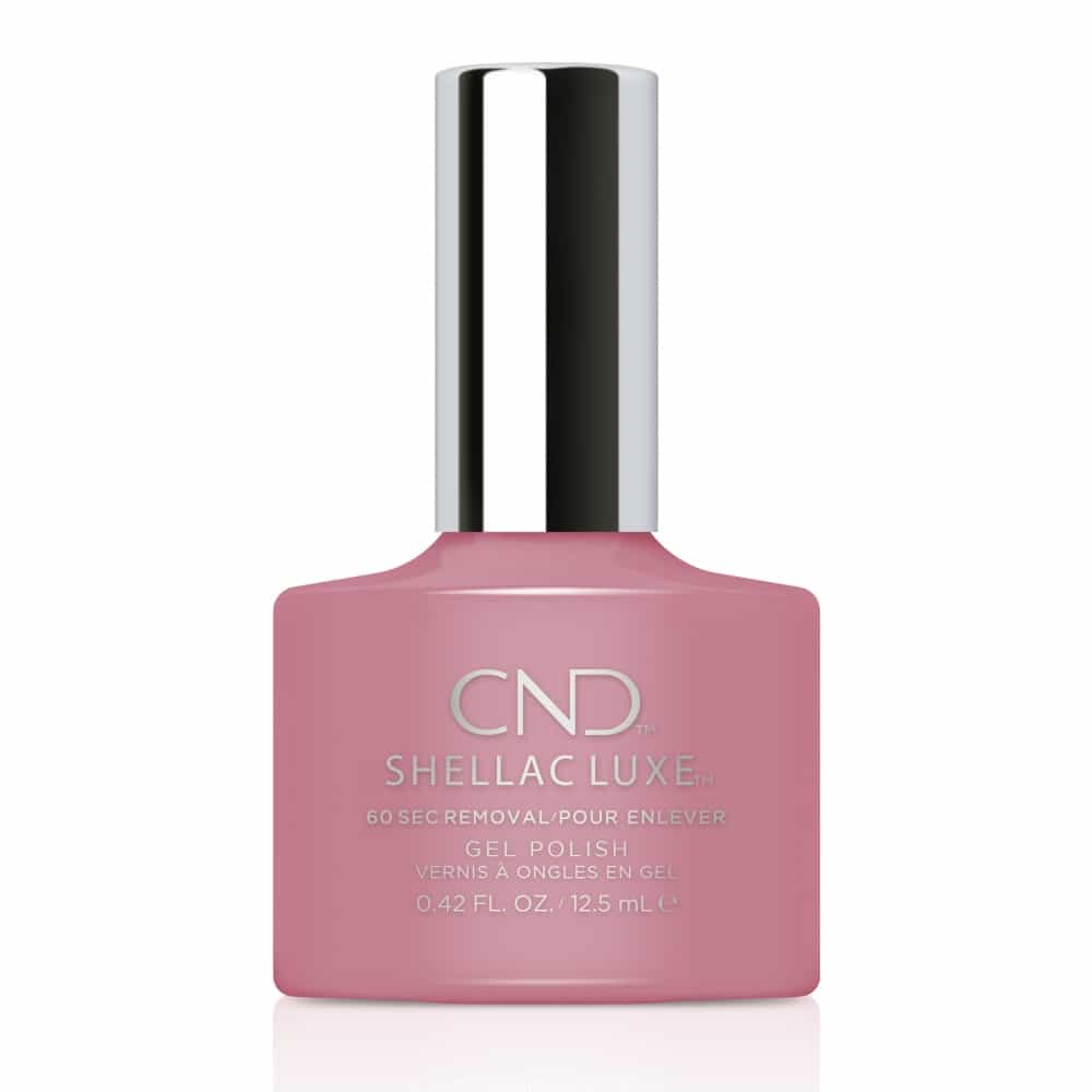 White Smoke CND Shellac Luxe Rose Bud 0.42 fl oz