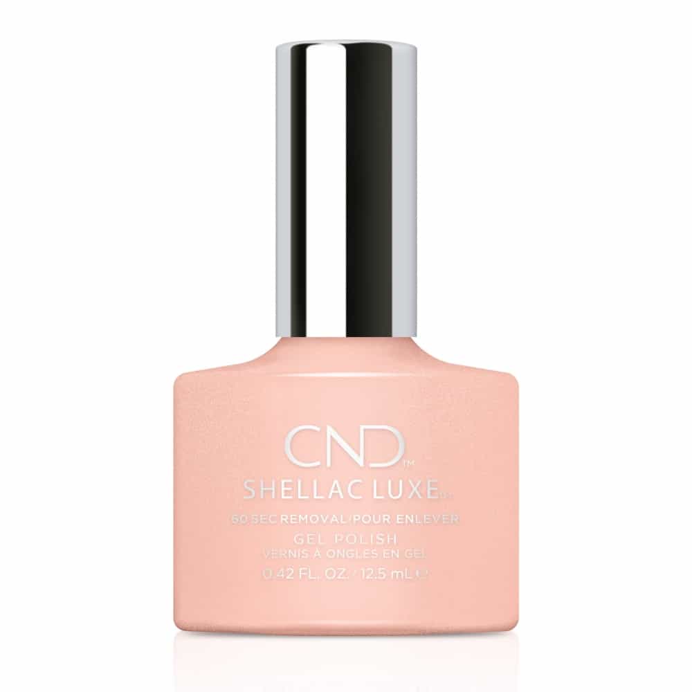 White Smoke CND Shellac Luxe Grapefruit Sparkle 0.42 fl oz