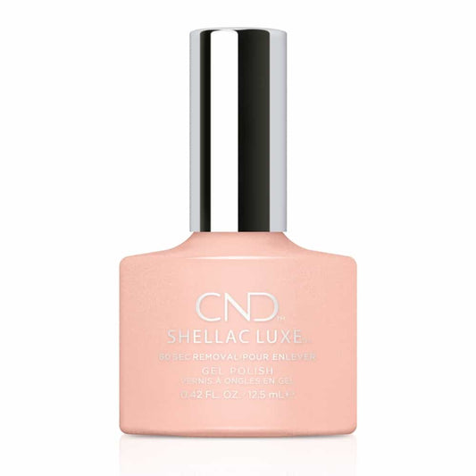 White Smoke CND Shellac Luxe Grapefruit Sparkle 0.42 fl oz