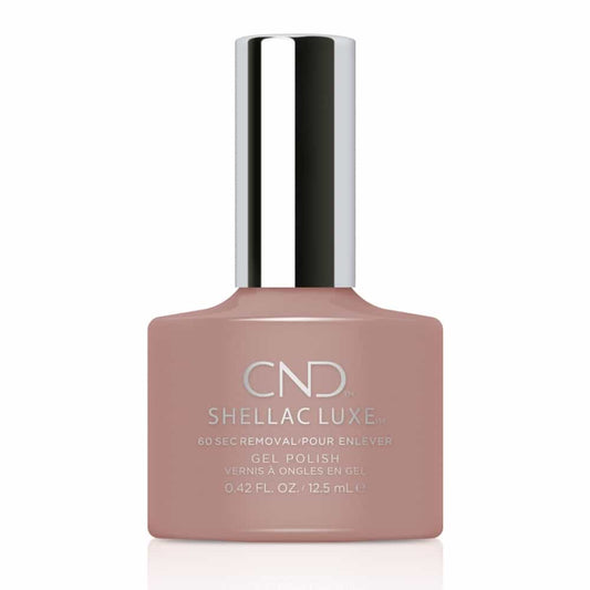 White Smoke CND Shellac Luxe Satin Pajamas 0.42 fl oz