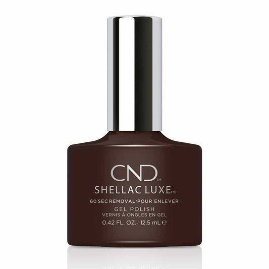 White Smoke CND Shellac Luxe Fedora 0.42 fl oz