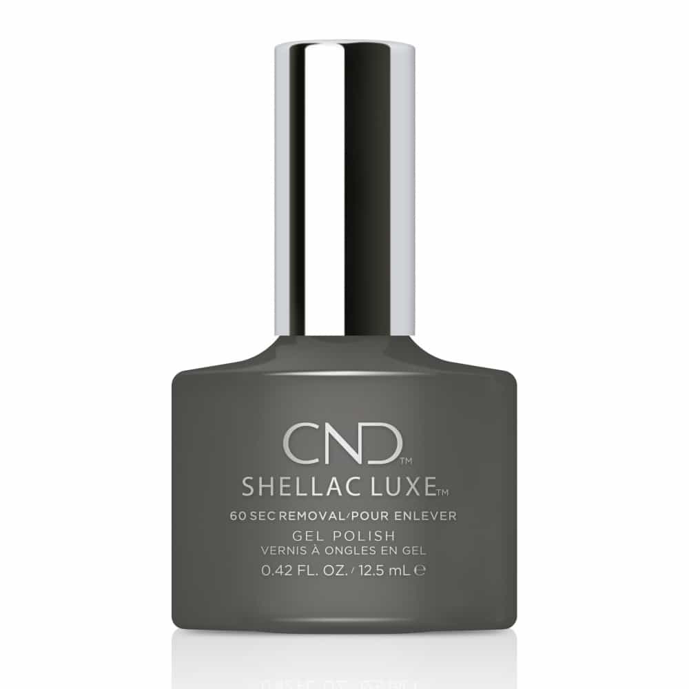 White Smoke CND Shellac Luxe Silhouette 0.42 fl oz