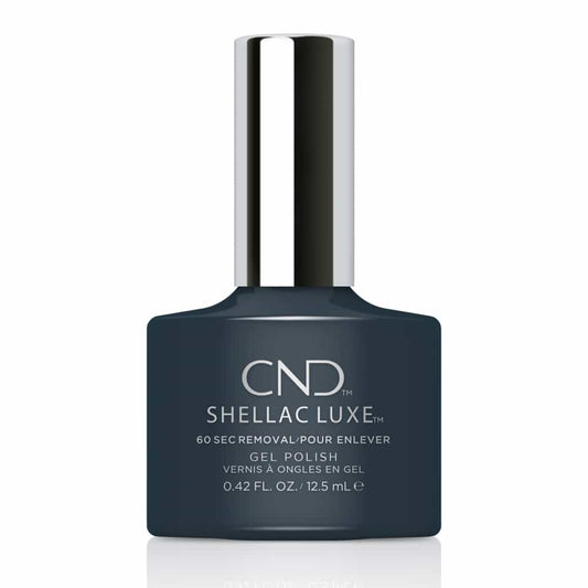 White Smoke CND Shellac Luxe Indigo Frock 0.42 fl oz