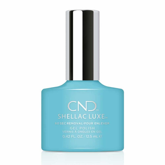 White Smoke CND Shellac Luxe Aqua-Intance 0.42 fl oz