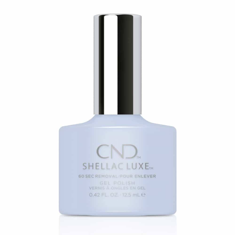 White Smoke CND Shellac Luxe Creekside 0.42 fl oz