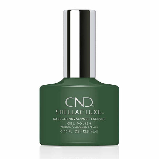 White Smoke CND Shellac Luxe Palm Deco 0.42 fl oz