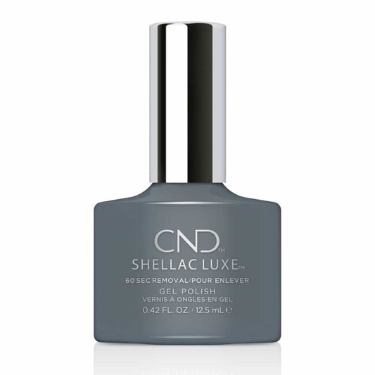 White Smoke CND Shellac Luxe Whisper 0.42 fl oz